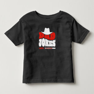Infantil Camiseta Gráfica de Cowboy "Piadas Ruins" para Cri