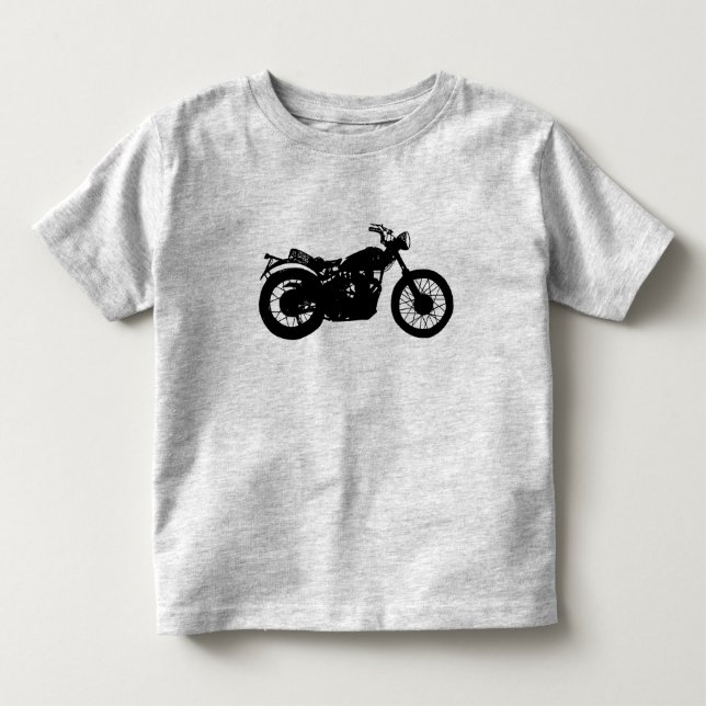 Infantil Camiseta Gráfico de Motocicletas Toddler T (Frente)