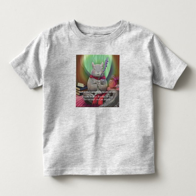 Infantil Camiseta infantil, Encontre seu superpoder (Frente)