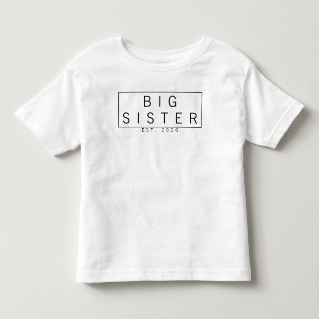 Infantil Camiseta Irmã Mais Velha (Frente)