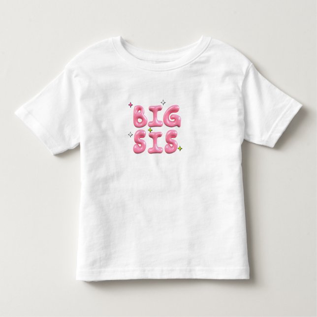 Infantil Camiseta Irmã Mais Velha | Anúncio Fofo de Irmã Ma (Frente)