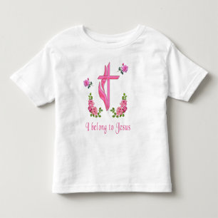 Infantil Camiseta Jesus Bebê