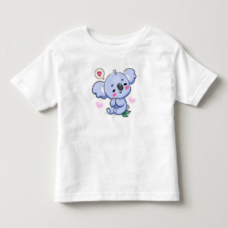 Infantil Camiseta Kawaii Arco-íris de Coala Fofa