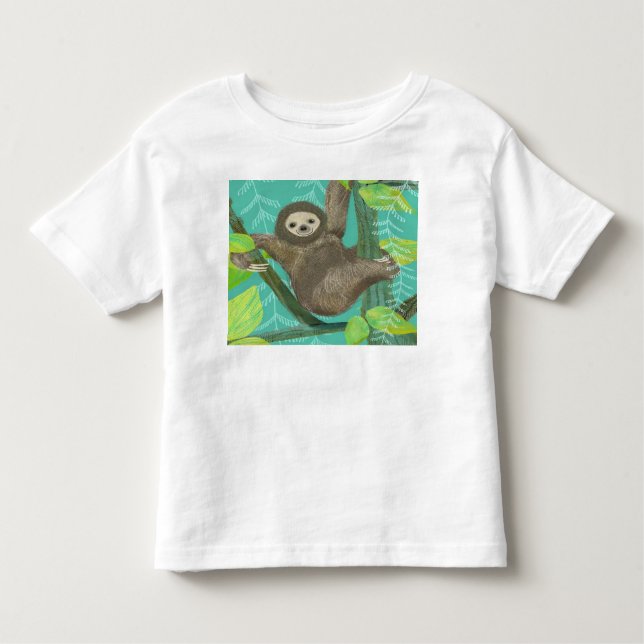 Infantil Camiseta Lama do Criança (Frente)