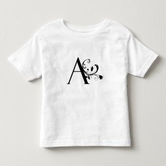 Infantil Camiseta letra A