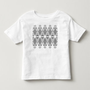 Infantil Camiseta Linha Ornamental Gótica Elegante Camiseta