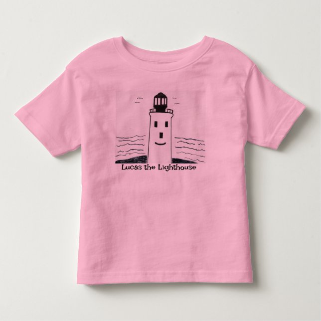 Infantil Camiseta "Lucas the Lighthouse" para Todlers (Frente)