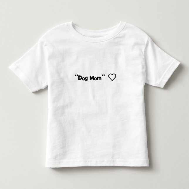 Infantil Camiseta Mãe de Cachorro – Presente Fofo para Aman (Frente)