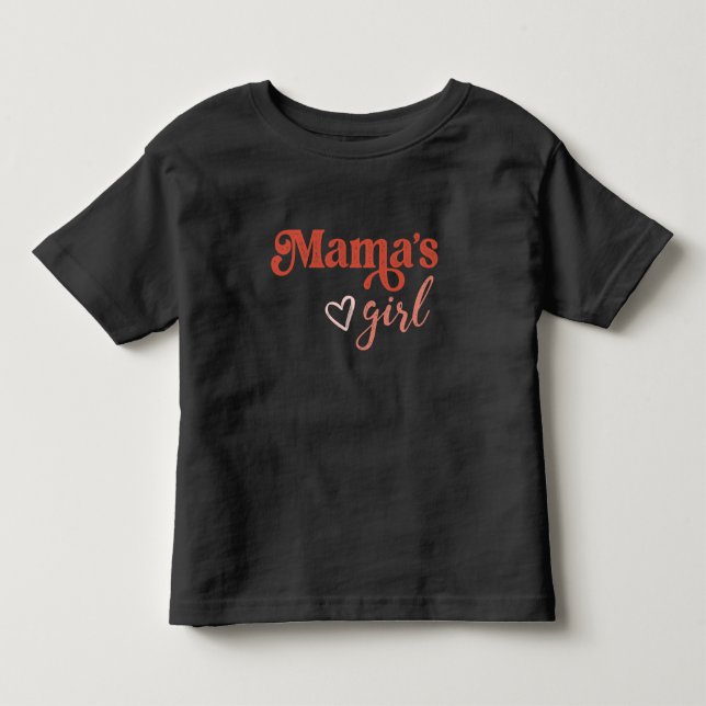 Infantil Camiseta Mãe/Filha Menina da Mamãe Fofo (Frente)