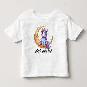 Infantil Camiseta Mágica de Unicórnio para Crianças