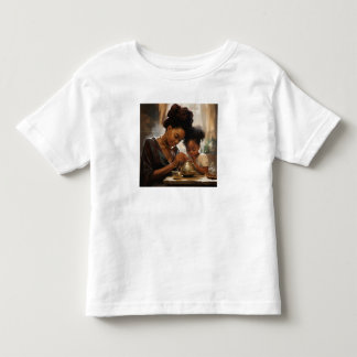 Infantil Camiseta Momentos de União da Mamãe e do Papai Pan