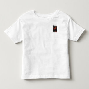Infantil Camiseta noturna sombria