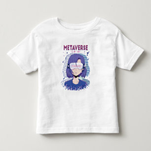Infantil Camiseta para criança óculos de realidade virtual