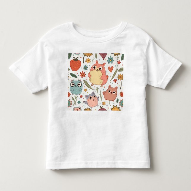 Infantil Camiseta para Crianças (Frente)