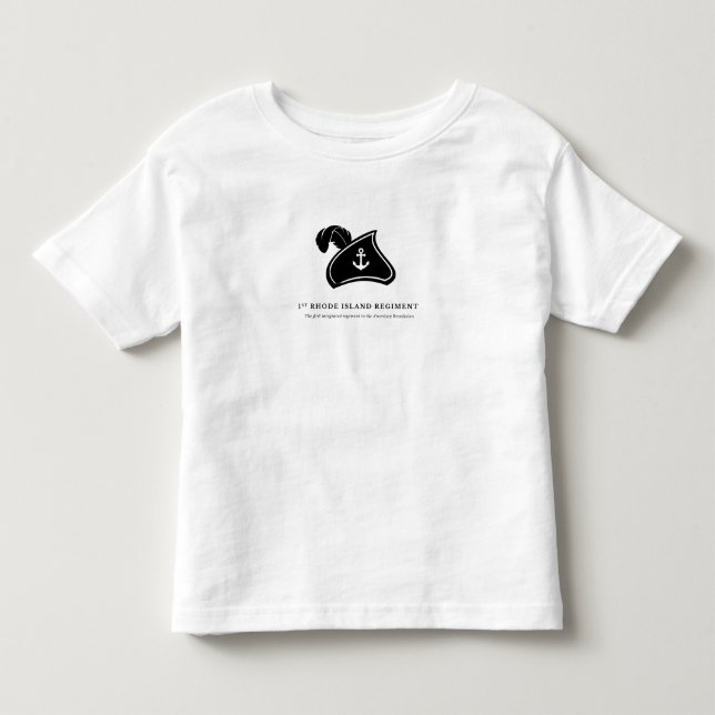 Infantil Camiseta para crianças — 1º Regimento de Rhode Isl (Frente)