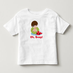 Infantil Camiseta para Crianças em Jersey Fina