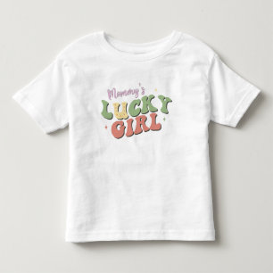 Infantil Camiseta para crianças Filha Sortuda da Mamãe