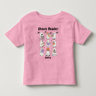 Infantil Camiseta para crianças Ghouls Reader Books