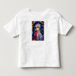 Infantil Camiseta para crianças pequenas Divina Misericórdi