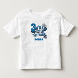 Infantil Camiseta Pequeno Sr. Threenager