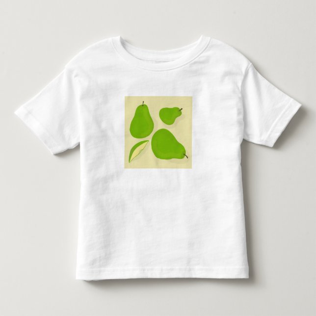 Infantil Camiseta Pera Verde (Frente)