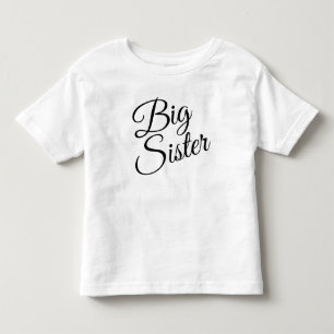 Infantil Camiseta Personalizada Bebê Irmã Mais Velha