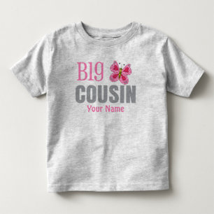 Infantil Camiseta Personalizada Big Cousin Butterfly