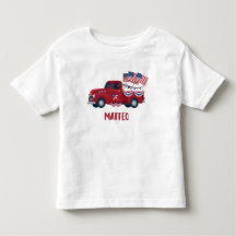 Camiseta Personalizada de Caminhonete para 4 de Ju