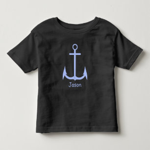 Infantil Camiseta personalizada de cor azul para Toddler