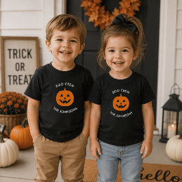 Infantil Camiseta Personalizada de Halloween Minimalista pa