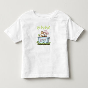 Infantil Camiseta Personalizada de Level Up da Emma