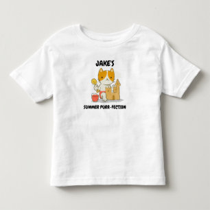 Infantil Camiseta Personalizada de Verão para Crianças - Ca