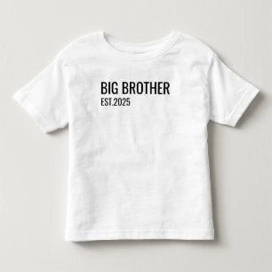 Infantil Camiseta personalizada do Irmão Mais Velho, Anúnci