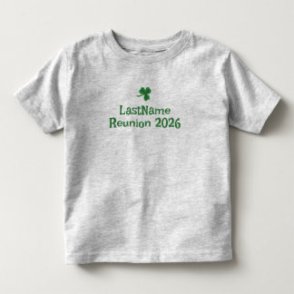 Infantil Camiseta personalizada do seu clã irlandês Shamroc