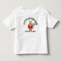 Camiseta Personalizada Pequeno Viking para Criança