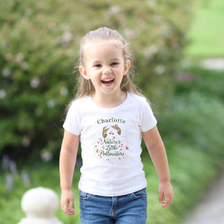 Infantil Camiseta Personalizada Pequenos Polinizadores da N