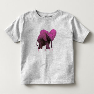 Infantil Camiseta Pinky Elephant