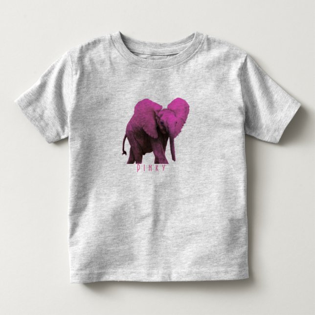 Infantil Camiseta Pinky Elephant (Frente)