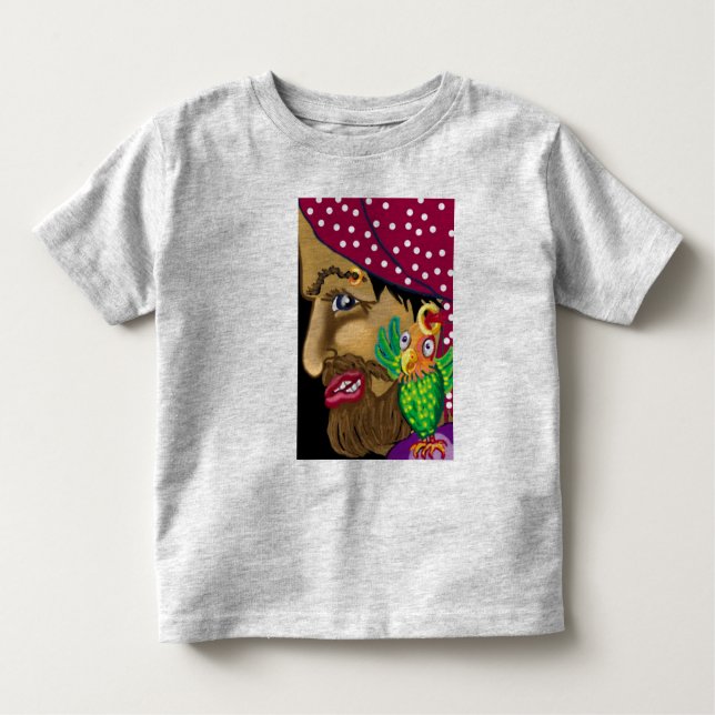 Infantil camiseta pirata (Frente)
