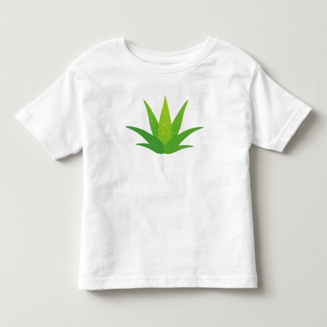 Infantil Camiseta planta alovera (Frente)