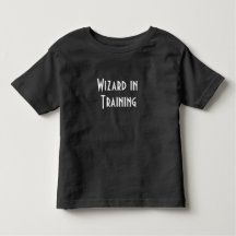 Camiseta preta de mago em treinamento muggle