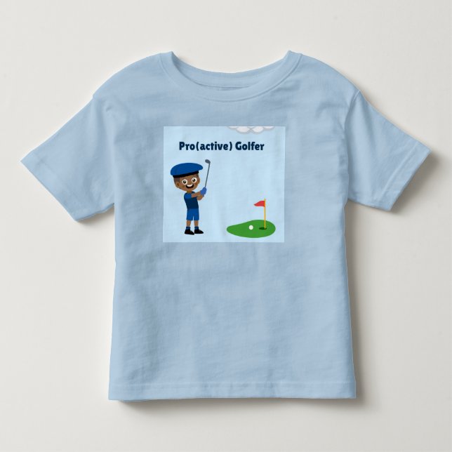 Infantil Camiseta Pro(ativa) de golfe para meninos  (Frente)