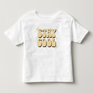 Infantil Camiseta Retro 'Stay Cool' – Vibração Vintage dos