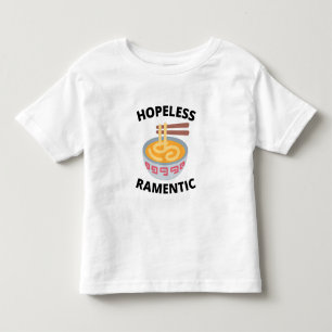 Infantil Camiseta Romântica Sem Esperança