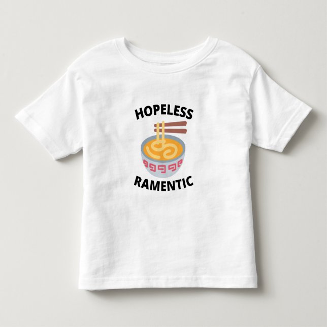 Infantil Camiseta Romântica Sem Esperança (Frente)