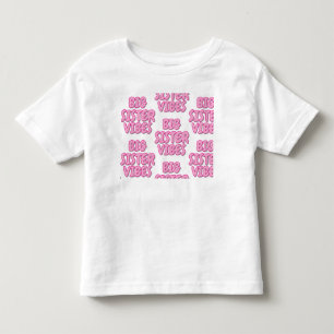 Infantil Camiseta Rosa e Branca da Irmã Mais Velha
