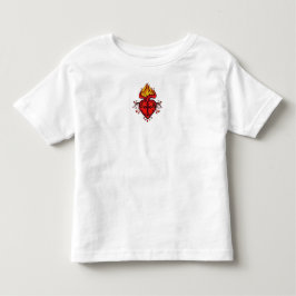 Infantil Camiseta Sagrado Coração de Jesus para crianças ca