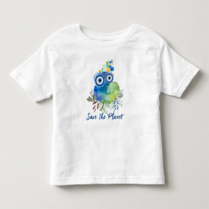 Infantil Camiseta Salve O Planeta