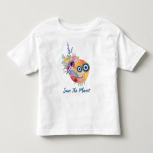 Infantil Camiseta Salve O Planeta