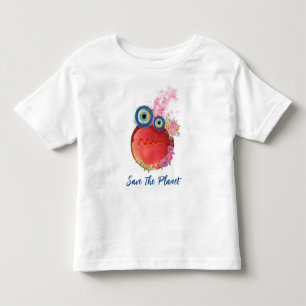 Infantil Camiseta Salve O Planeta